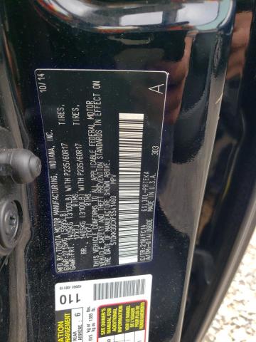 5TDKK3DCXFS541460 Toyota SIENNA LE