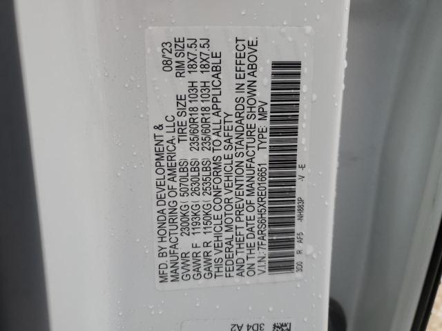 7FARS6H5XRE016651 Honda Cr-v Sport
