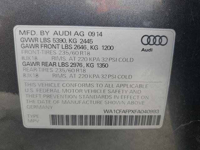 WA1CFAFPXFA040993 Audi flex fuel capable engine