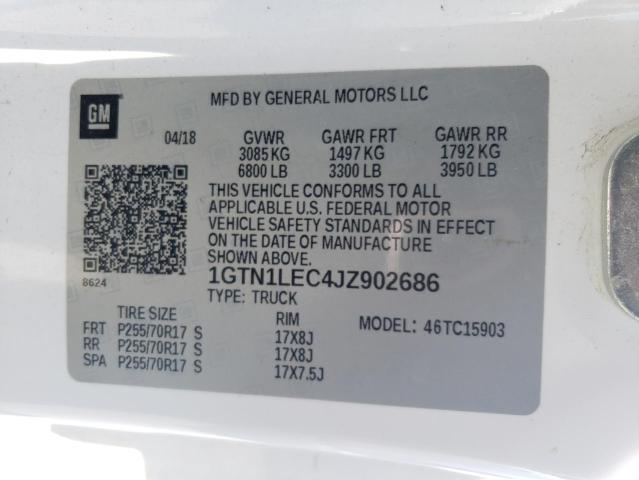 1GTN1LEC4JZ902686 GMC l83 -spark ignited direct injection, variable valve timing, afm, e85 max, alum