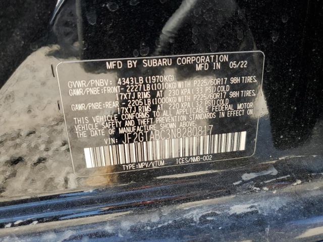 JF2GTABC3N8280817 Subaru Crosstrek