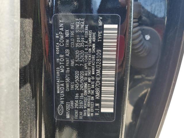 KM8R7DHEXMU328109 Hyundai PALISADE C
