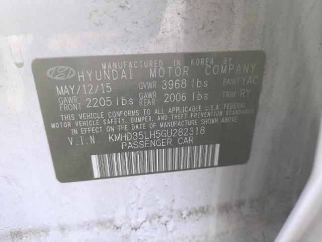 KMHD35LH5GU282318 Hyundai dohc gdi nu