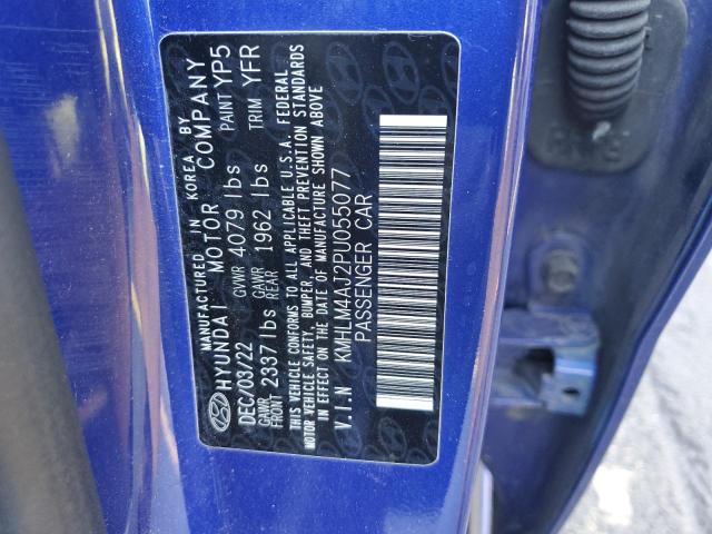KMHLM4AJ2PU055077 Hyundai ELANTRA BL