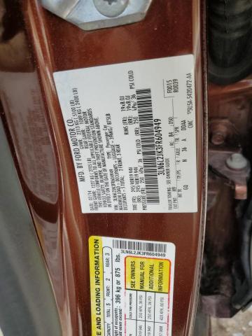 3LN6L2JK3FR604949 Lincoln MKZ