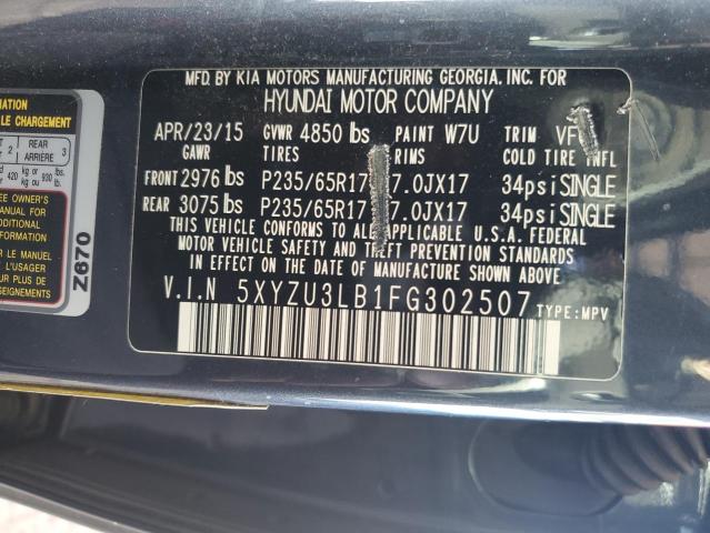 5XYZU3LB1FG302507 Hyundai dohc gdi theta ii