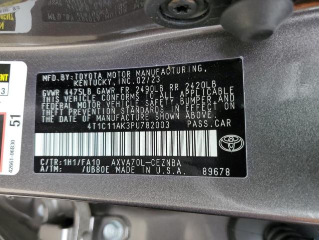 4T1C11AK3PU782003 Toyota a25a-fks
