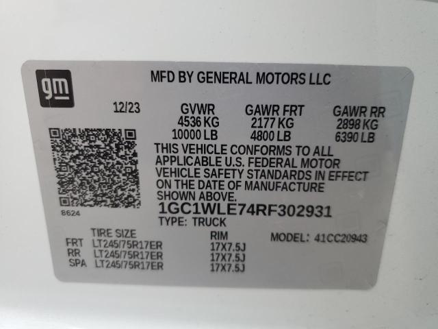 1GC1WLE74RF302931 Chevrolet l8t