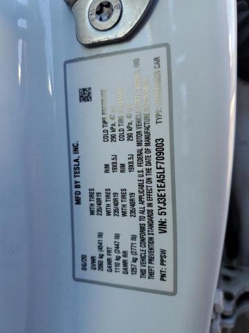 5YJ3E1EA5LF709003 Tesla 2020