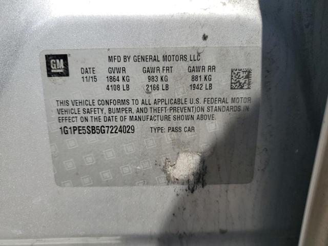 1G1PE5SB5G7224029 Chevrolet CRUZE LIMI