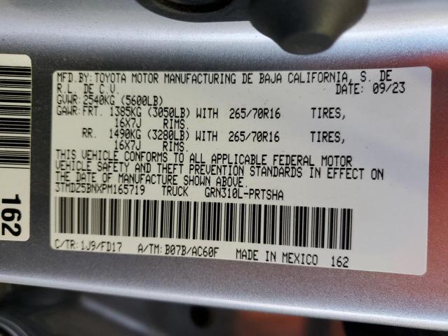 3TMDZ5BNXPM165719 Toyota TACOMA DOU