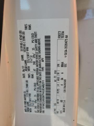 1FMCU0G97HUE48211 Ford 2017