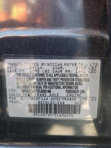 3N1AB7AP7EL656146 Nissan Sentra