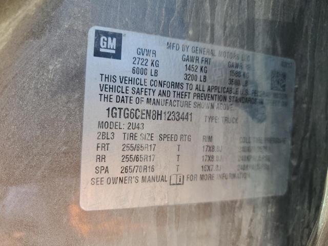 1GTG6CEN8H1233441 GMC lgz - di: direct injection, vvt: variable valve timing, alum, var2, gen 2