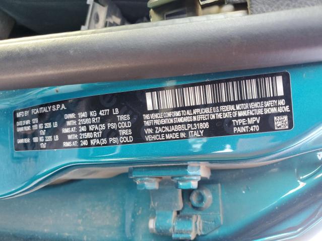 ZACNJABB5LPL31806 Jeep Renegade