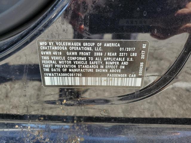 1VWAT7A39HC051792 Volkswagen 1.8 tsi