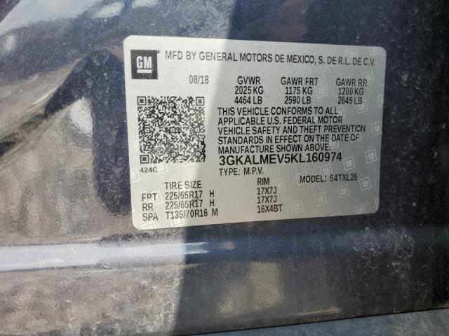 3GKALMEV5KL160974 GMC TERRAIN SL