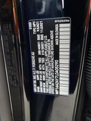 WP1AA2AY7LDA05290 Porsche Cayenne