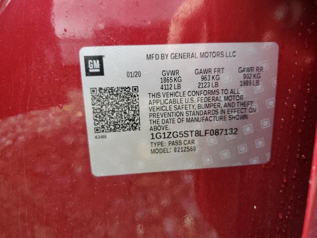 1G1ZG5ST8LF087132 Chevrolet MALIBU RS