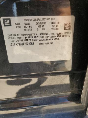 1G1PA5SG9F7229062 Chevrolet lwe