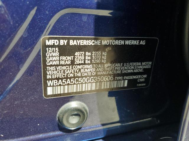 WBA5A5C50GG350606 BMW 2016