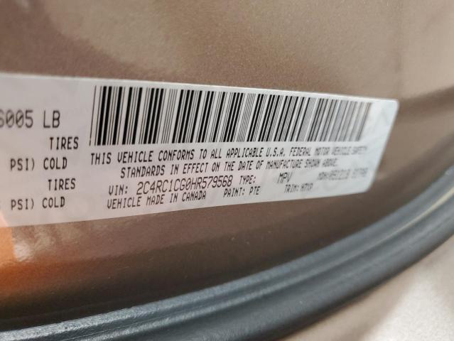 2C4RC1CG0HR579568 Chrysler Pacifica