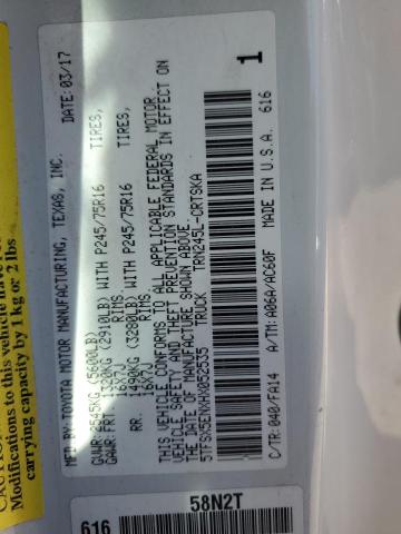 5TFSX5ENXHX052535 Toyota 2tr-fe