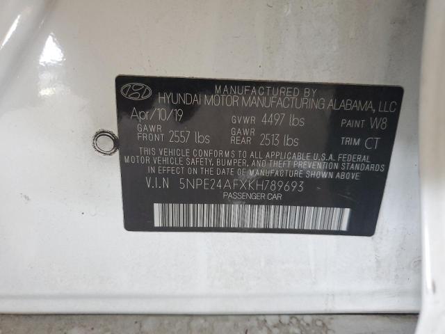 5NPE24AFXKH789693 Hyundai gdi theta-ii