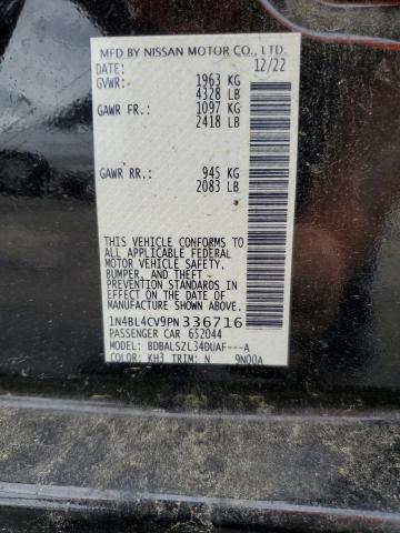 1N4BL4CV9PN336716 Nissan ALTIMA SR