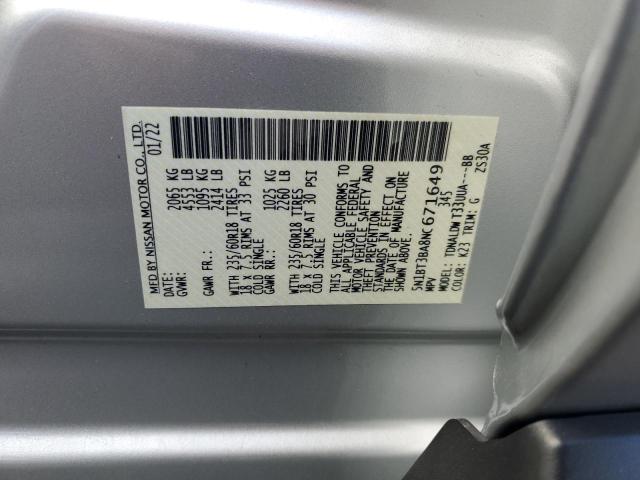 5N1BT3BA8NC671649 Nissan ROGUE SV