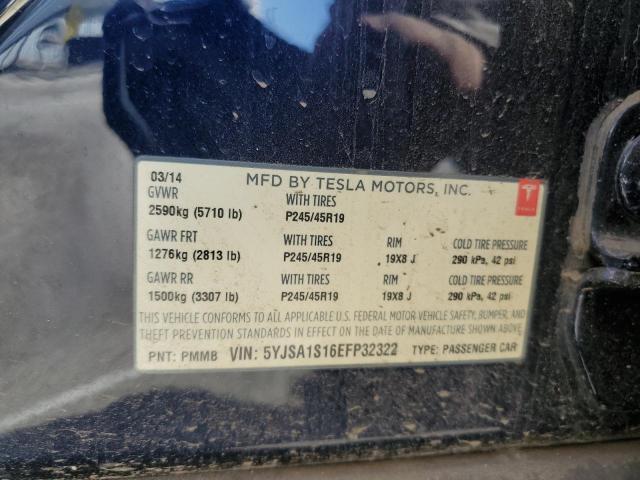 5YJSA1S16EFP32322 Tesla 2014