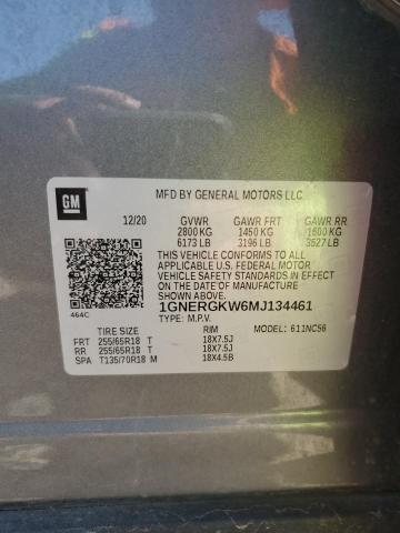 1GNERGKW6MJ134461 Chevrolet lfy