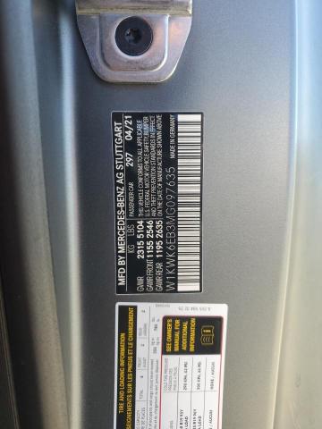 W1KWK6EB3MG097635 Mercedes-Benz m276