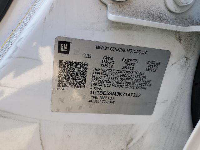 1G1BE5SM3K7147312 Chevrolet le2 -di: direct injection, vvt: variable valve timing, gen, alum