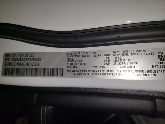 1C4RJKAGXP8782475 Jeep 2023
