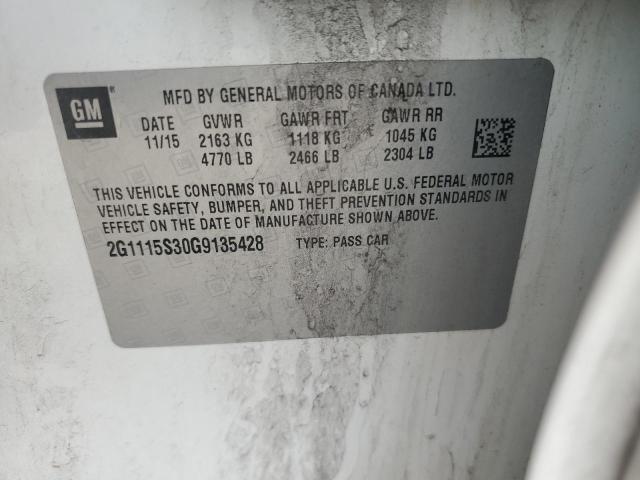 2G1115S30G9135428 Chevrolet IMPALA LT