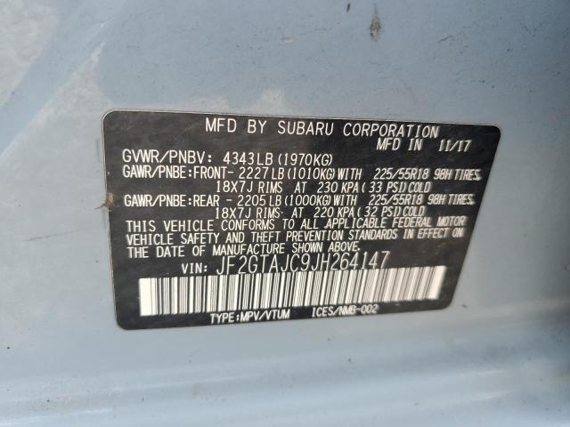 JF2GTAJC9JH264147 Subaru naturally aspirated