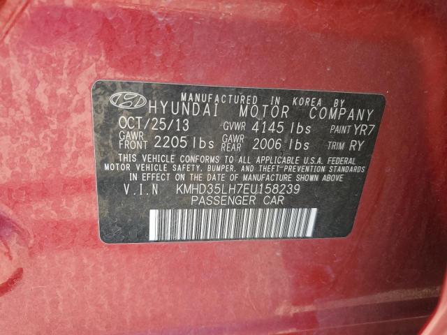 KMHD35LH7EU158239 Hyundai dohc gdi nu
