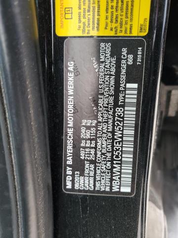 WBAVM1C53EVW52738 BMW X1 SDRIVE2