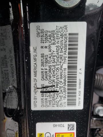 19UUB5F54MA001116 Acura Tlx Tech A