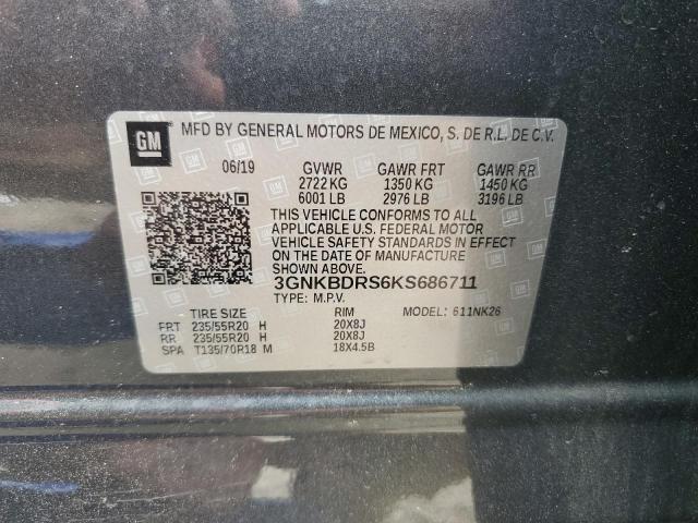 3GNKBDRS6KS686711 Chevrolet Blazer 3lt