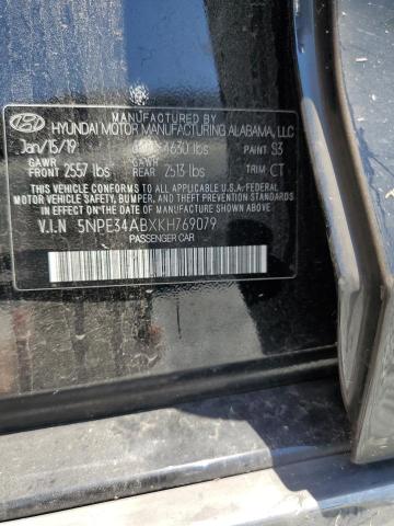 5NPE34ABXKH769079 Hyundai SONATA LIM