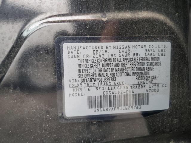 3N1AB7AP9JL629783 Nissan Sentra