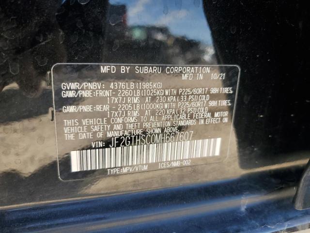 JF2GTHSC0MH667607 Subaru Crosstrek