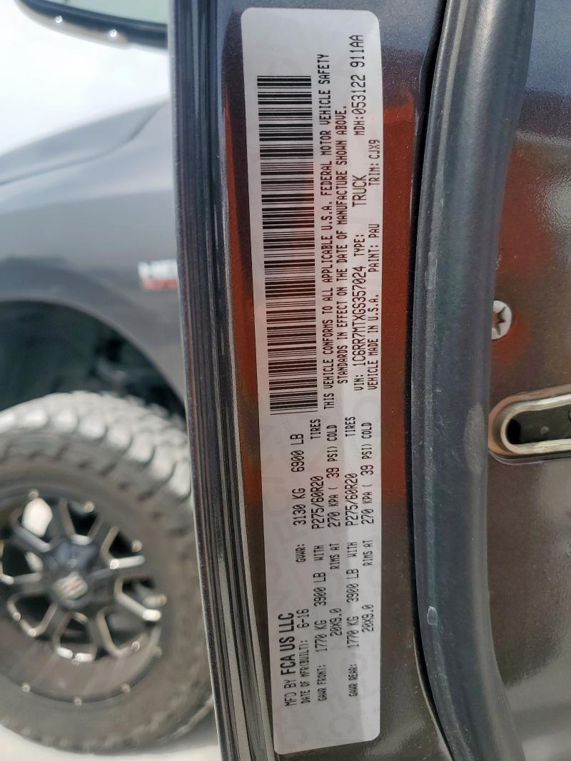 1C6RR7MTXGS357024 RAM 1500 Sport