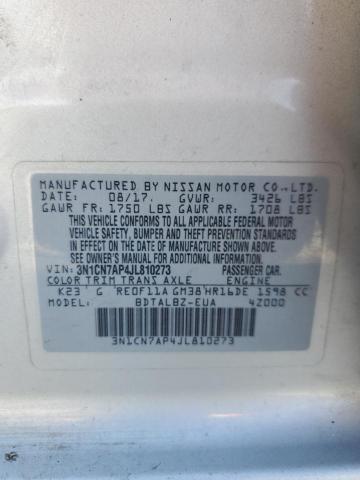 3N1CN7AP4JL810273 Nissan 2018