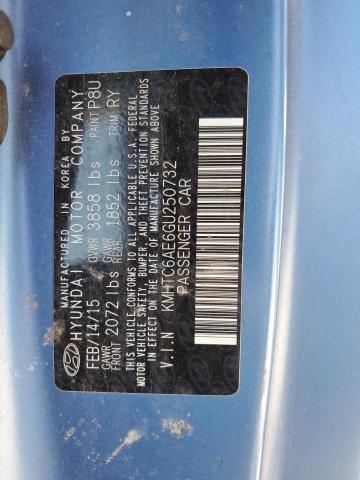 KMHTC6AE6GU250732 Hyundai dohc t-gdi gamma