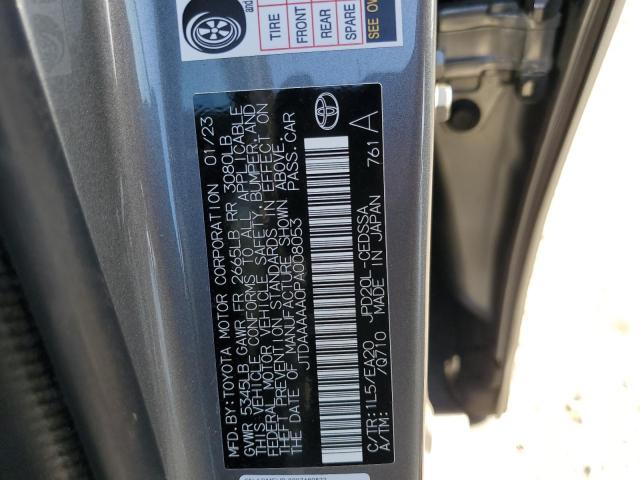 JTDAAAAA0PA008053 Toyota Mirai Xle