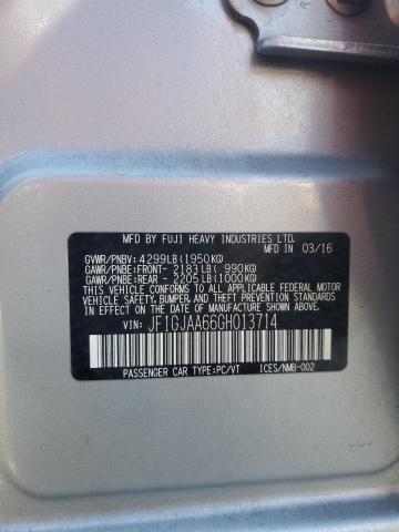 JF1GJAA66GH013714 Subaru 2.0l na