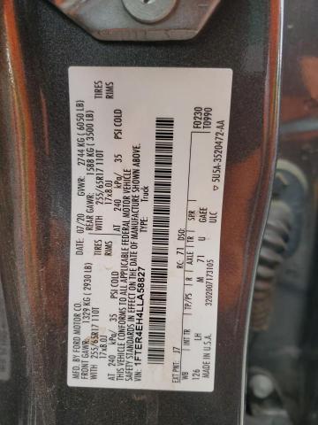 1FTER4EH4LLA58827 Ford 2020